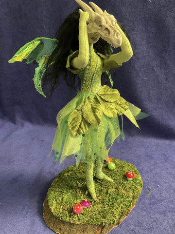Fairy with Dragon Skull Mask