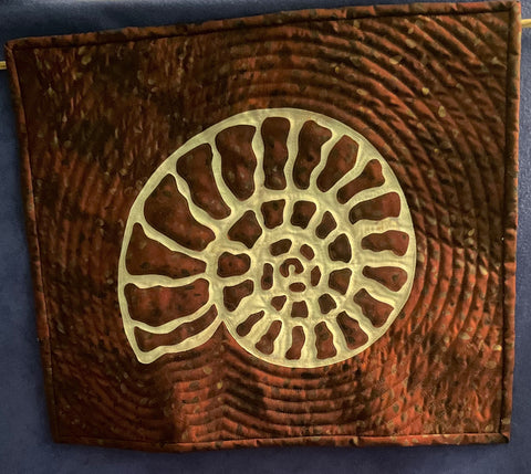 Wall quilt - Ammonite