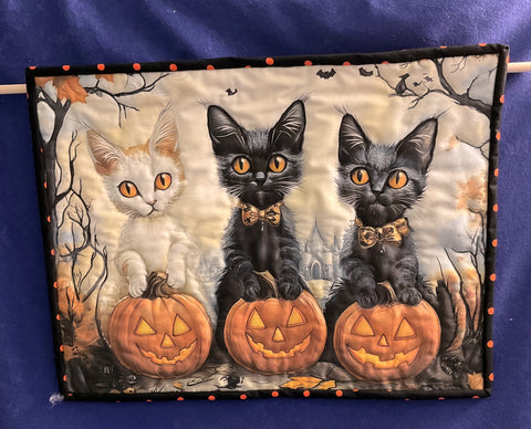 Wall Quilt - Ghost, Shadow & Midnight