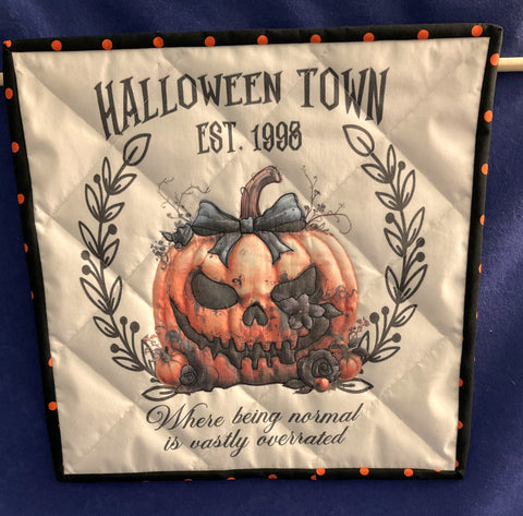 Wall Quilt - Halloween Town