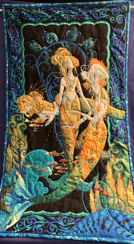 Wall Quilt - Mermaids of Atlantis