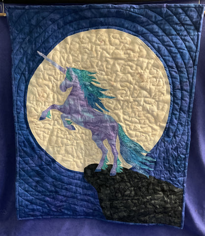 Wall quilt - Unicorn Mountain