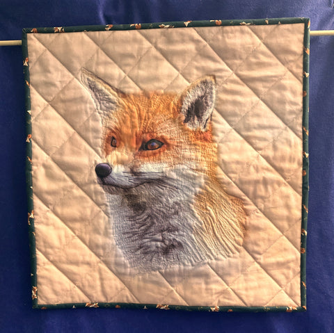 Wall Quilt - Fox Portrait