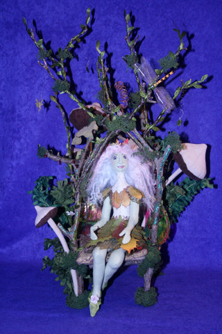 Fairy Queen on Twig Throne