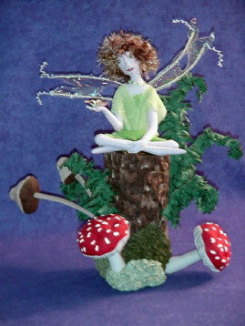 Fairy on Tree Stump